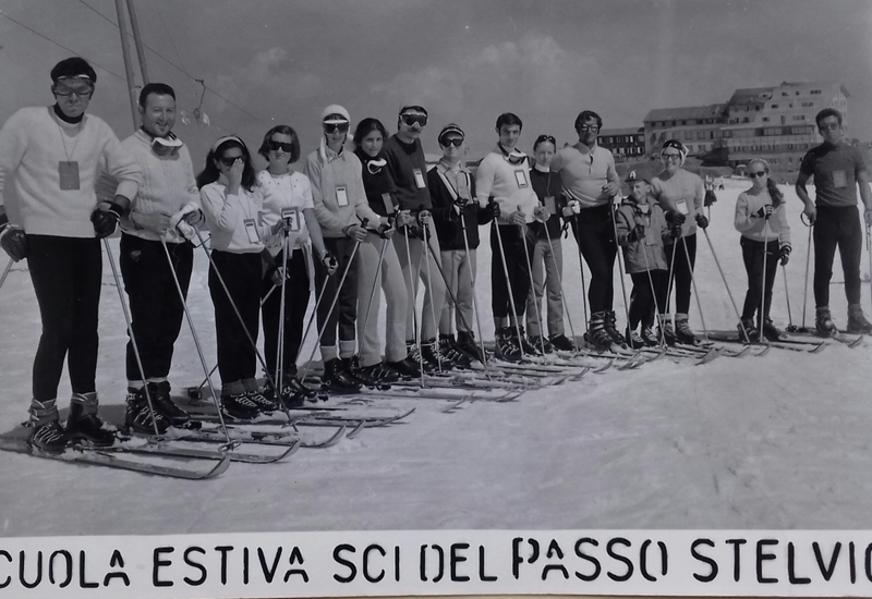 Dubini Luciano al Passo dello Stelvio anni 70-80