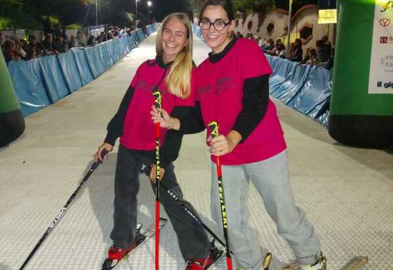 Bella Rider sciare a Turbigo