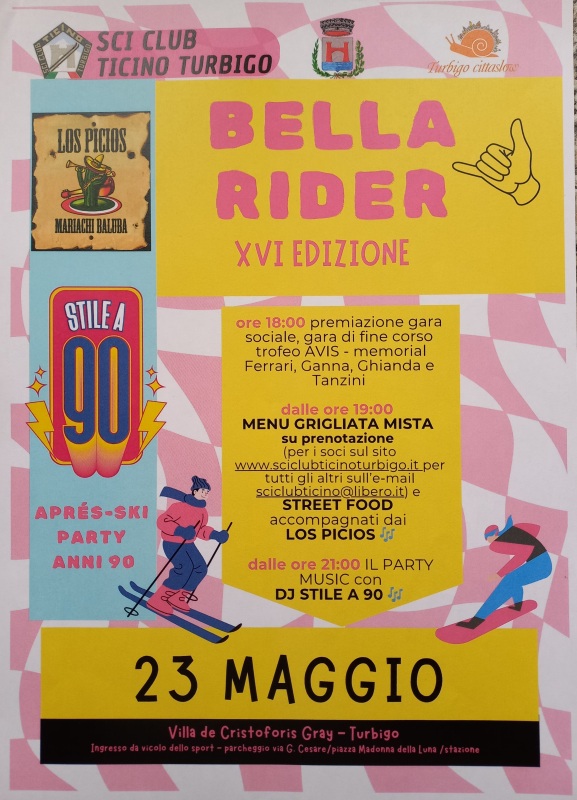 Bella Rider 16° Programma festa e Premiazioni