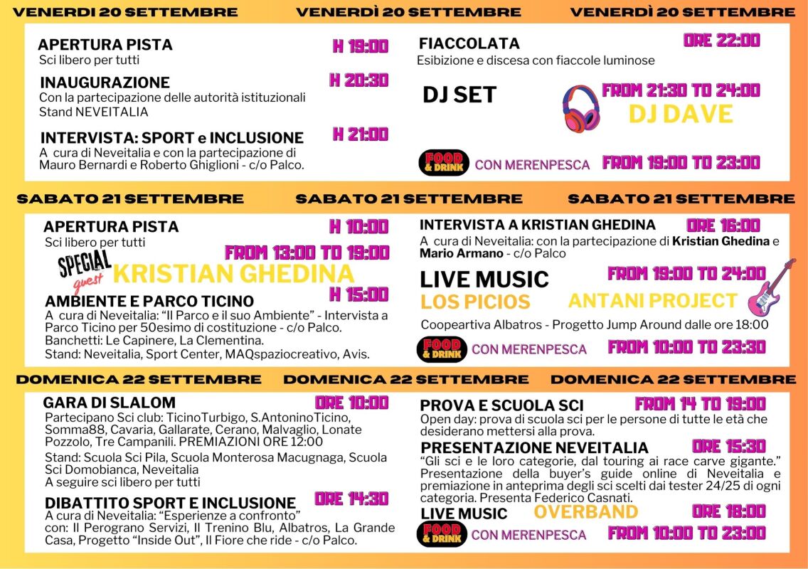 Programma di dettaglio