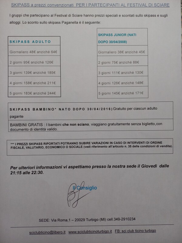 Week-End Andalo 8-12 Gennaio 2025