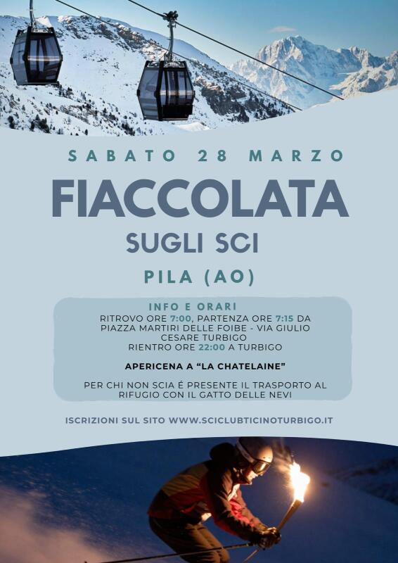 Fiaccolata a Pila 28 Marzo 2026